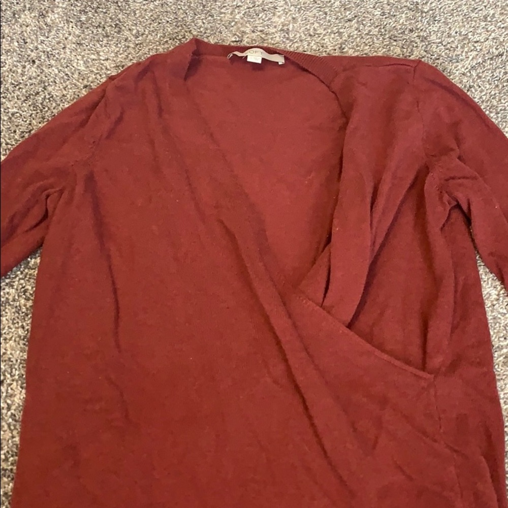 Loft wrap sweater
